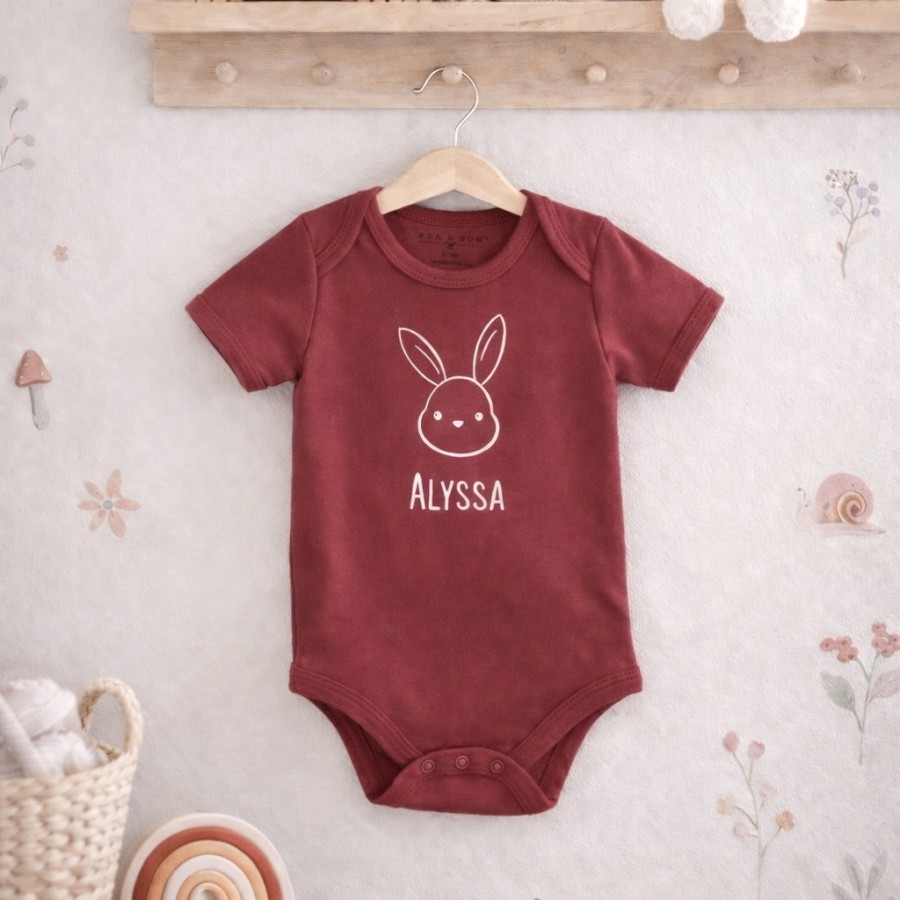 Organic Bunny Bodysuit (Colours available)